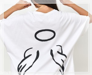 T-shirt Angel White