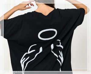 T-shirt Angel Black