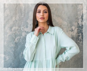 Sukienka luźna rozpinana Sky