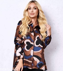 Satynowa koszula Liana