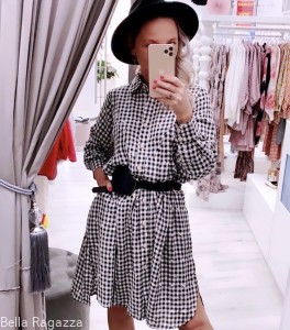 Sukienka w kratę Lov