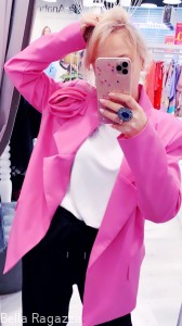 Marynarka z kwiatem EDI