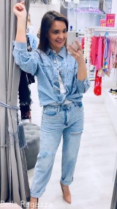 Jeansy z kryształkami LORI