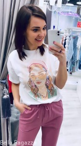 T-shirt z grafiką DARI