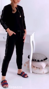 Dres Black Nowy Lampas