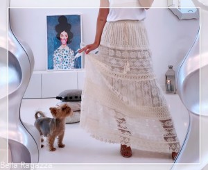 Spódnica Tassel Beige