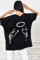 T-shirt Angel Black