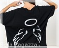 T-shirt Angel Black