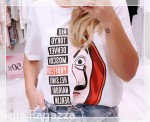 T-shirt Dom z Papieru White