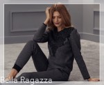 Bluza dresowa z koronką Aprilina