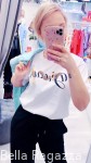 T-shirt z cyrkoniami LARI