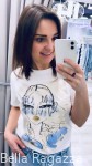 T-shirt z grafiką LUKI